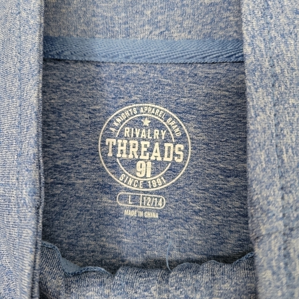 UK Rivalry Threads Blue Long Sleeve Jacket Size L - Picture 7 of 10